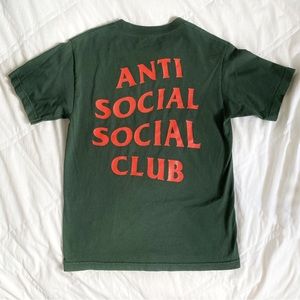 Anti Social Social Club tee in Forrest Green